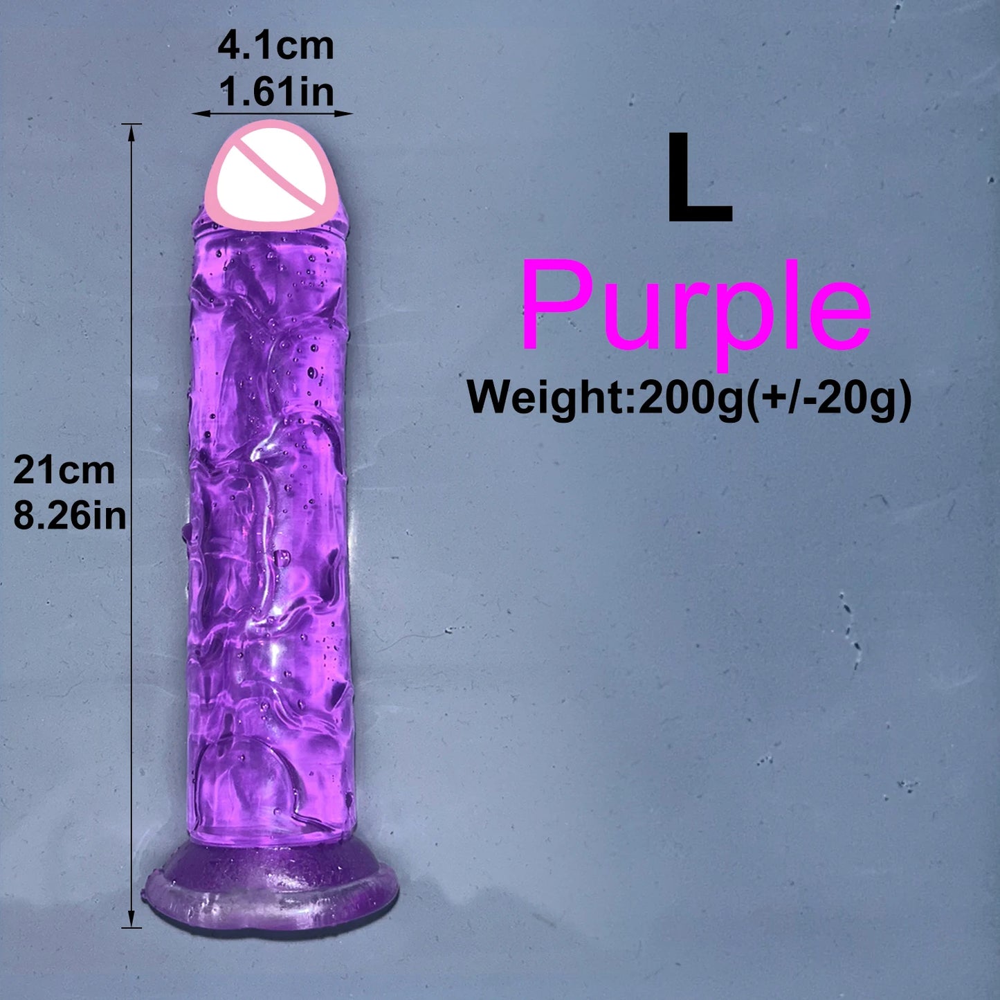 Transparent Jelly Pleasure Dildo