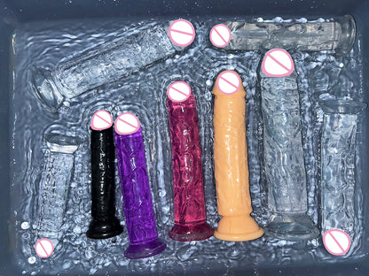 Transparent Jelly Pleasure Dildo