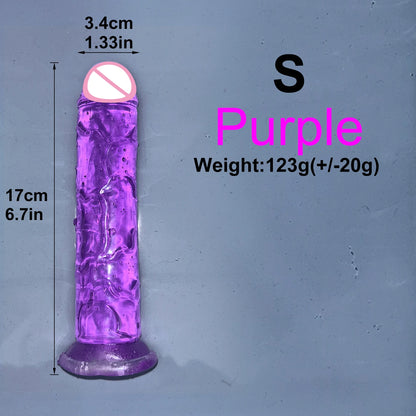 Transparent Jelly Pleasure Dildo