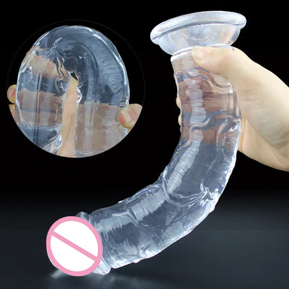 Transparent Jelly Pleasure Dildo