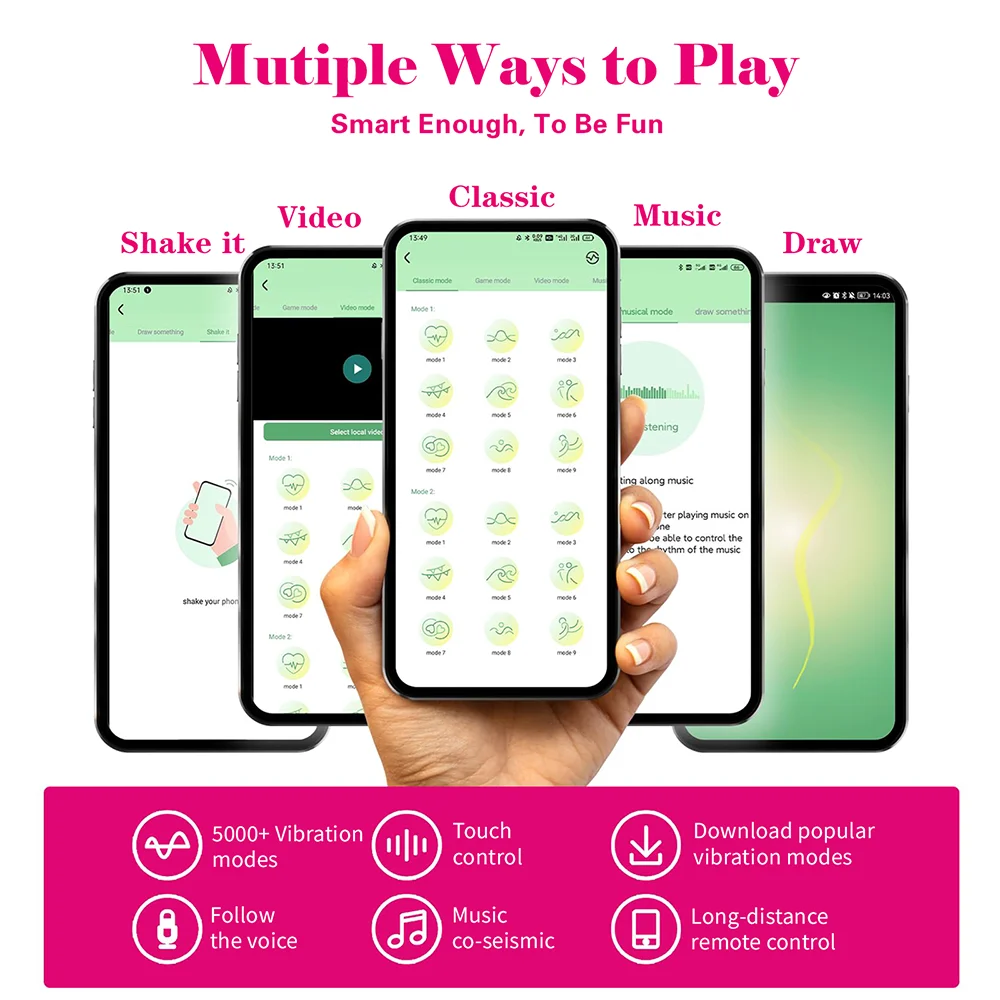 Wireless App-Controlled Vibrator