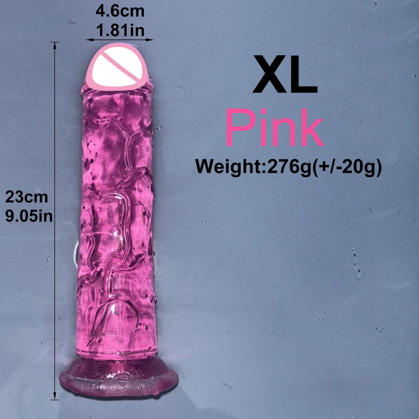 Transparent Jelly Pleasure Dildo