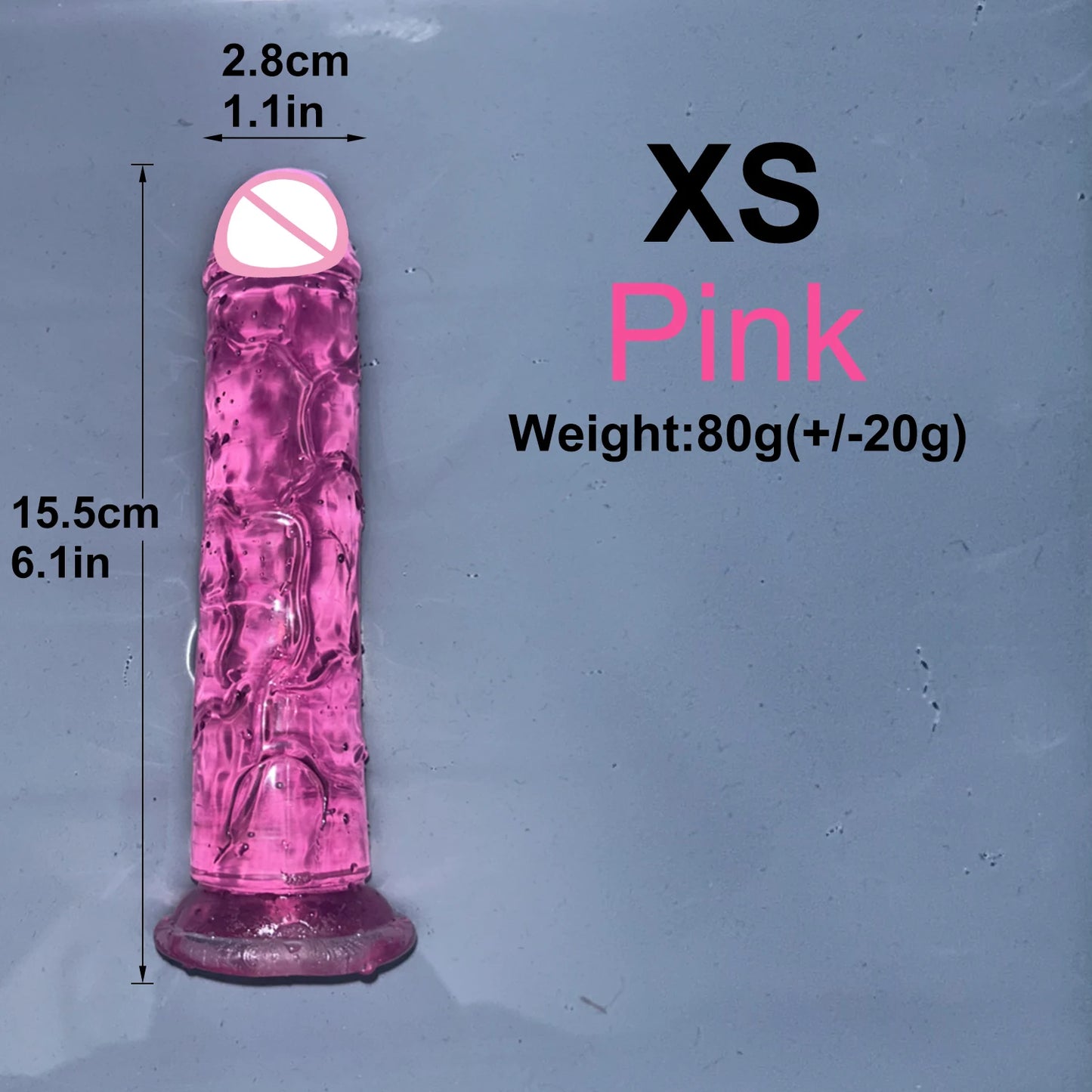 Transparent Jelly Pleasure Dildo
