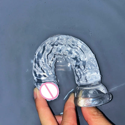 Transparent Jelly Pleasure Dildo