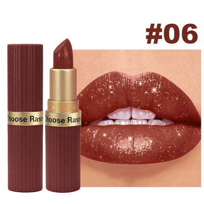 Pearlescent Velvet Glitter Lipstick