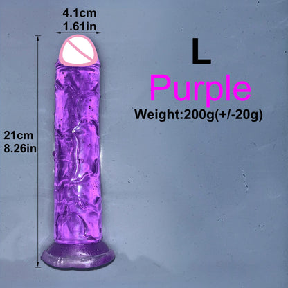 Transparent Jelly Pleasure Dildo
