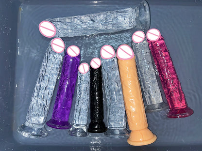 Transparent Jelly Pleasure Dildo