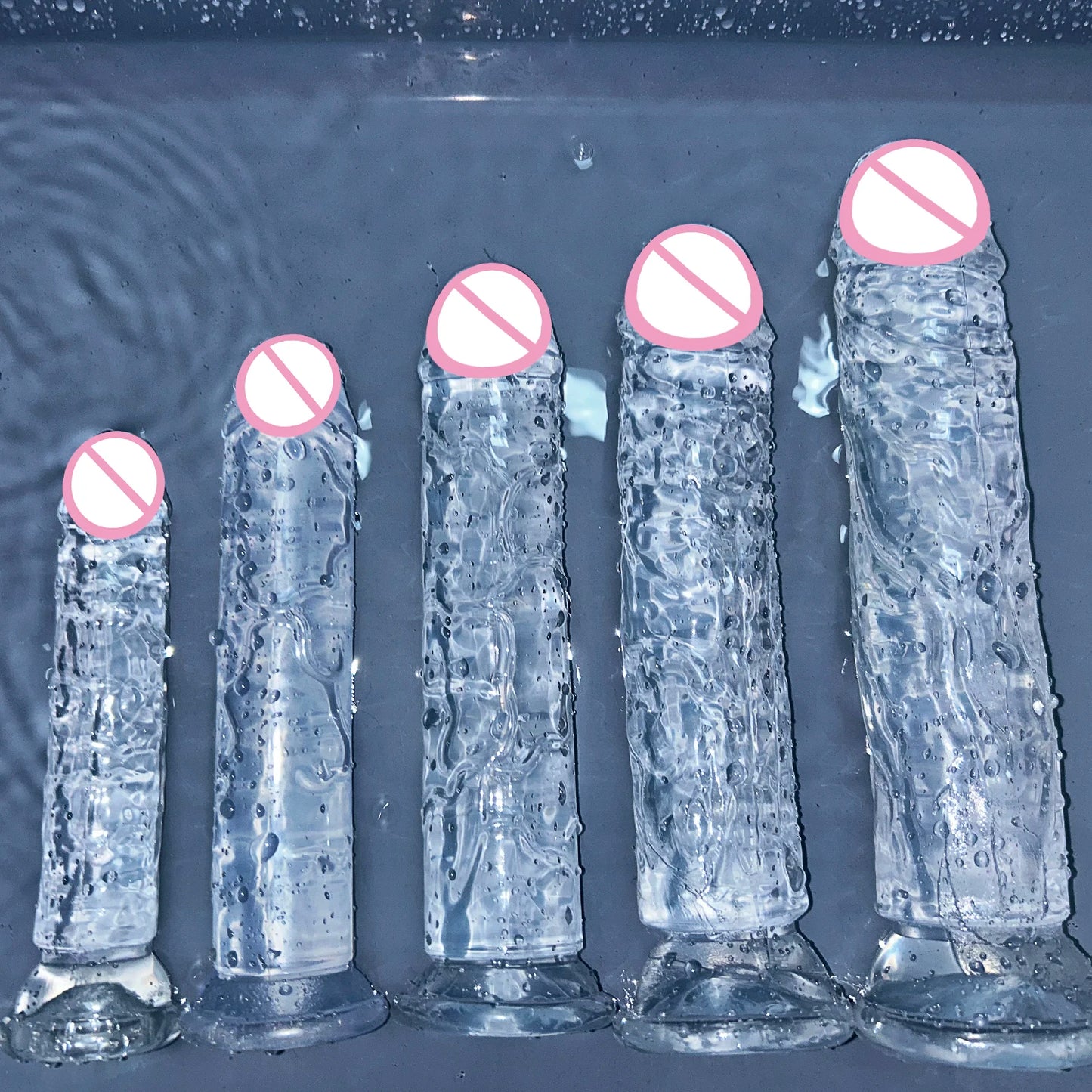 Transparent Jelly Pleasure Dildo