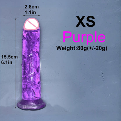Transparent Jelly Pleasure Dildo