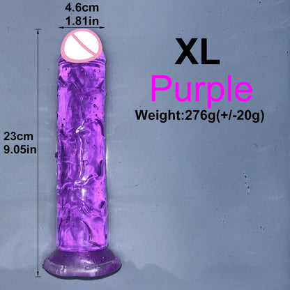 Transparent Jelly Pleasure Dildo