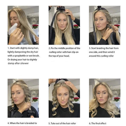 Heatless Silk Curl Headband