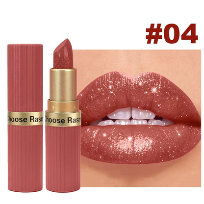 Pearlescent Velvet Glitter Lipstick