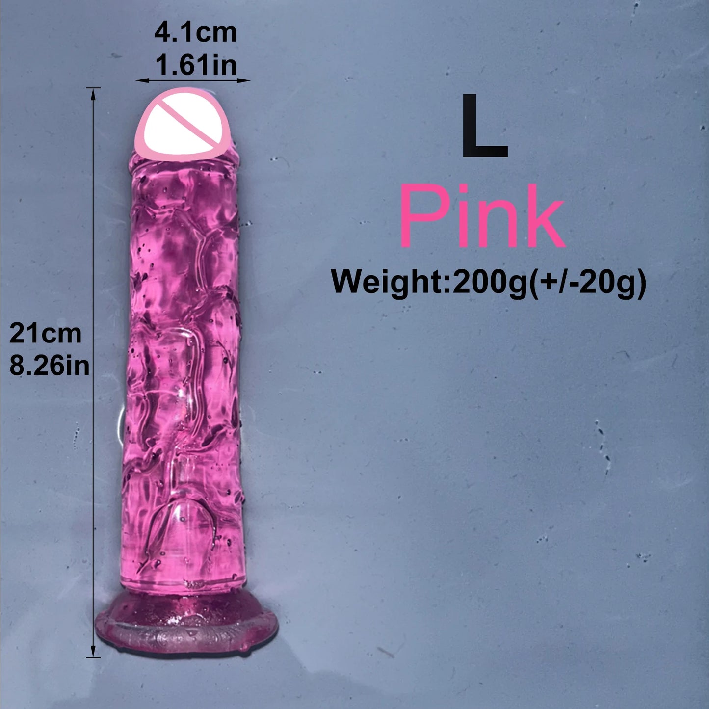 Transparent Jelly Pleasure Dildo