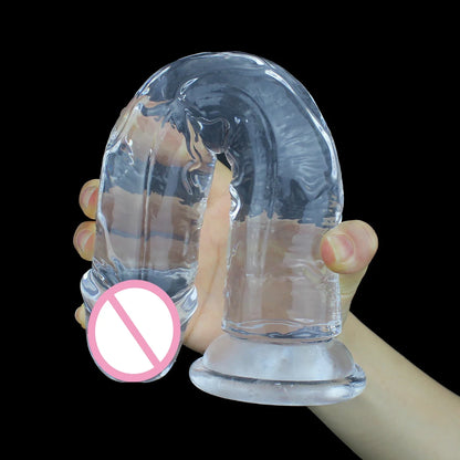 Transparent Jelly Pleasure Dildo