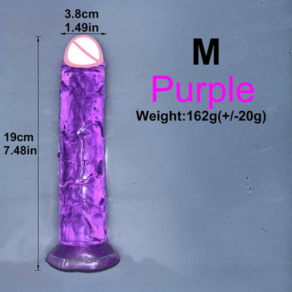 Transparent Jelly Pleasure Dildo