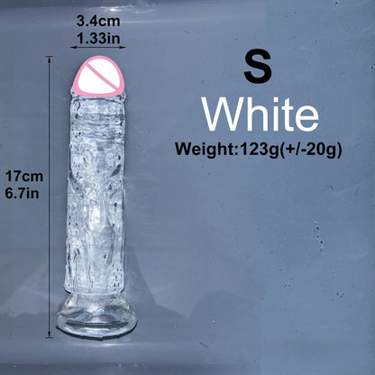 Transparent Jelly Pleasure Dildo