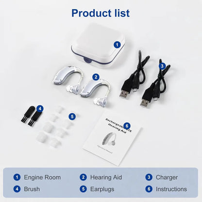 Rechargeable Digital Hearing Aid