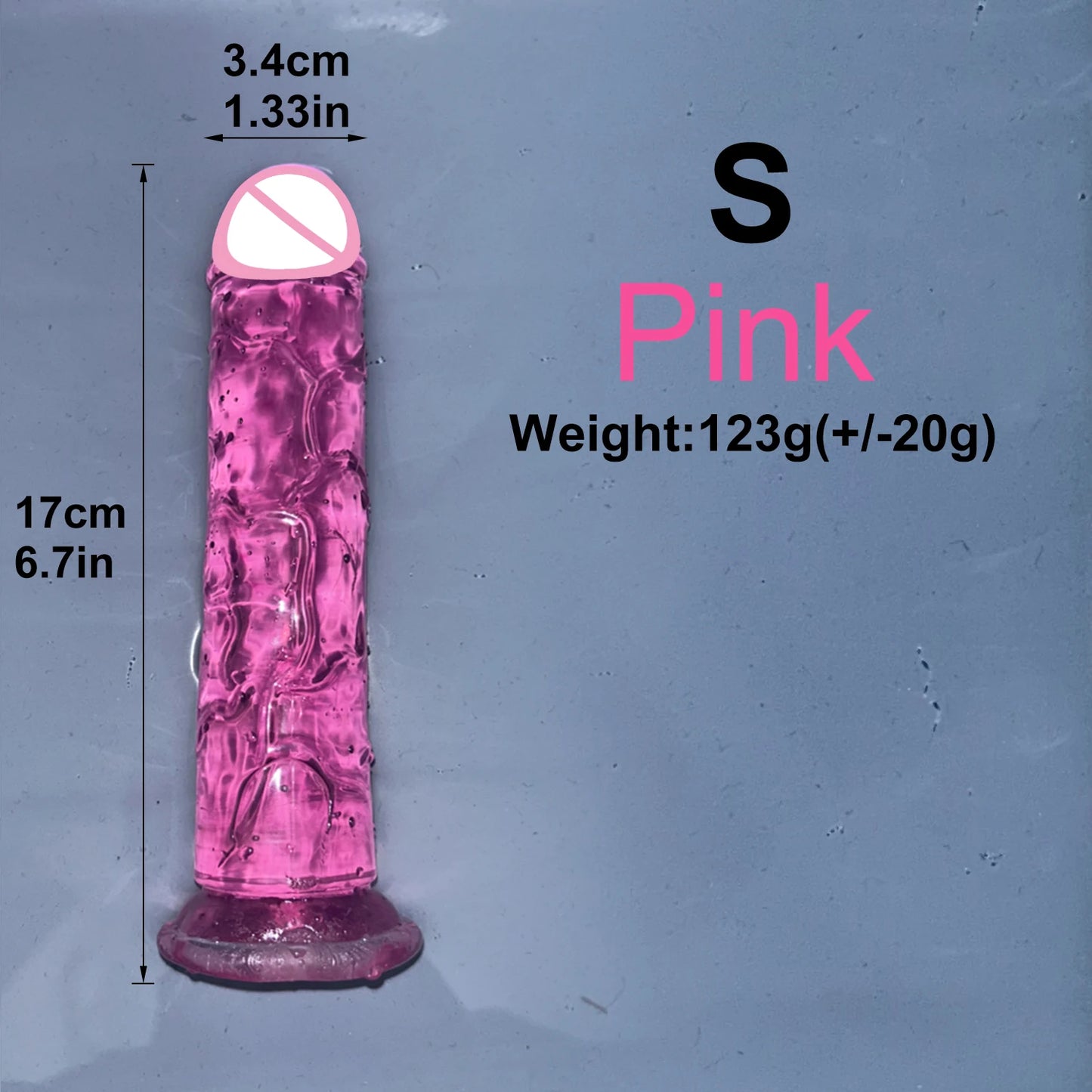 Transparent Jelly Pleasure Dildo