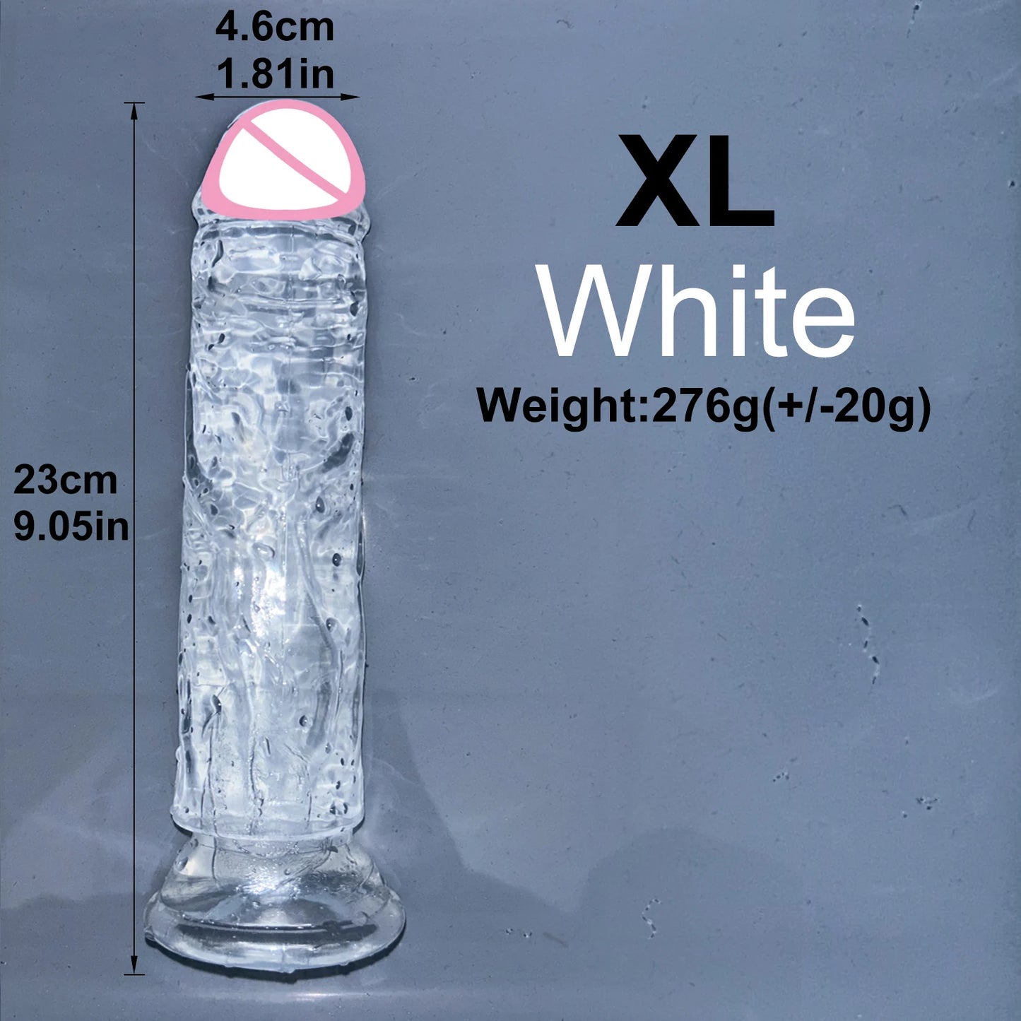 Transparent Jelly Pleasure Dildo