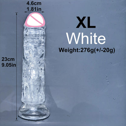 Transparent Jelly Pleasure Dildo
