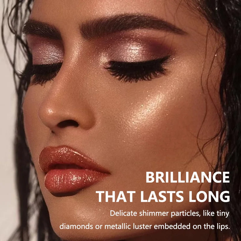 Pearlescent Velvet Glitter Lipstick