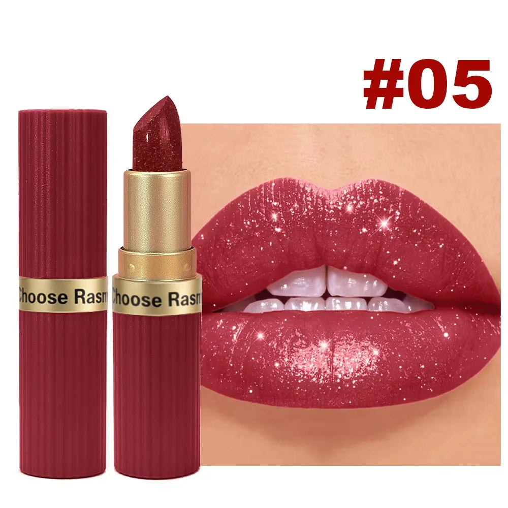 Pearlescent Velvet Glitter Lipstick