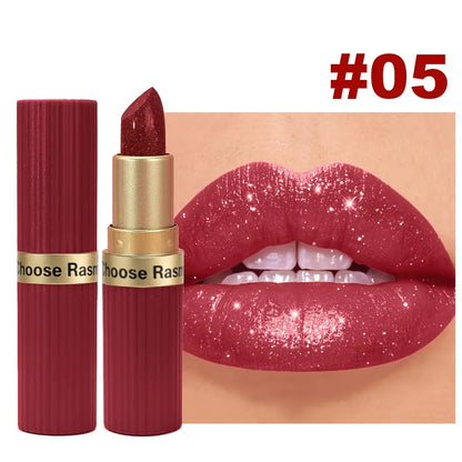 Pearlescent Velvet Glitter Lipstick