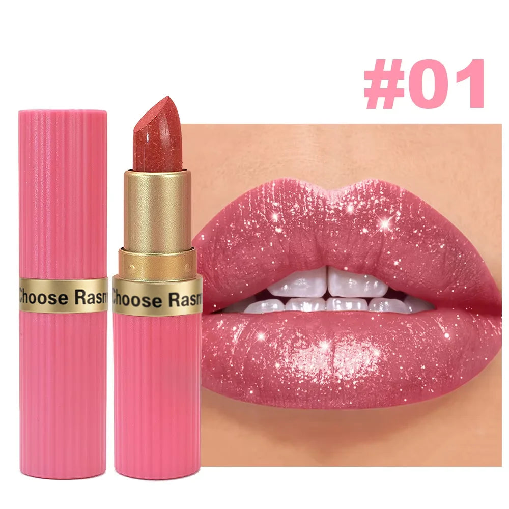 Pearlescent Velvet Glitter Lipstick