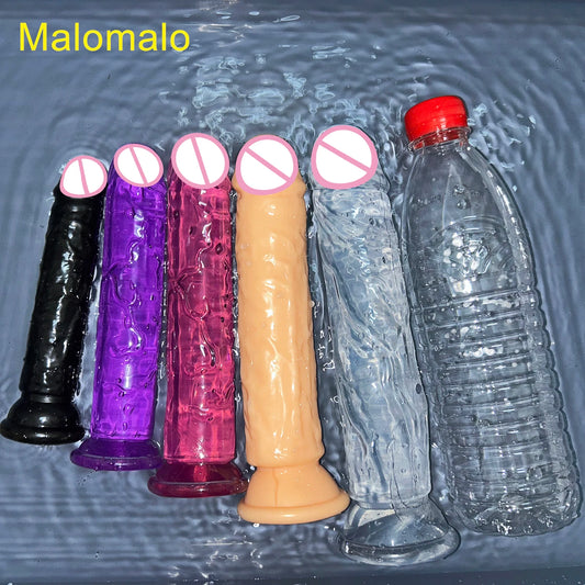 Transparent Jelly Pleasure Dildo