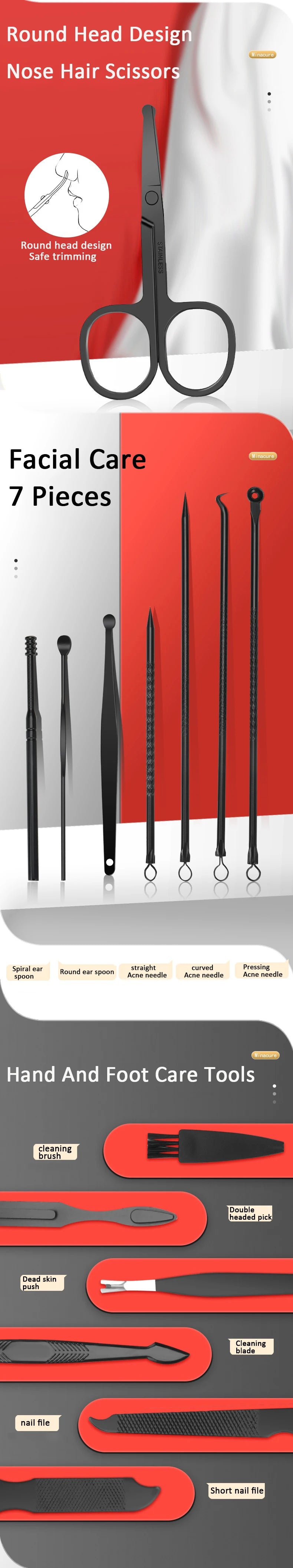 Professional Manicure Clipper Set