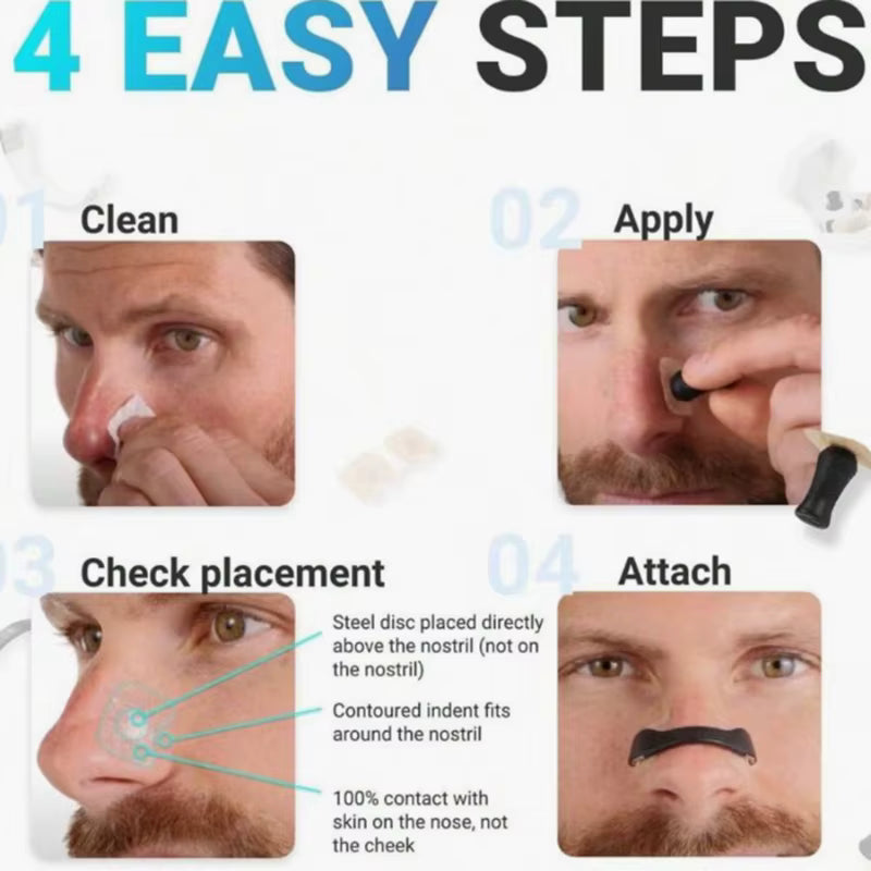 Magnetic Nasal Breathing Dilator